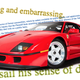 Illustration for article titled Doctor Who Wrecked Ferrari F40 Demands $758,000 Payout Because He’s ‘Embarrassed’